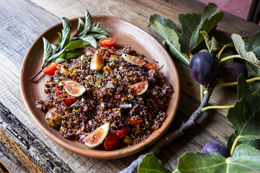 Farm-Fresh Fig & Red Quinoa Tabouli