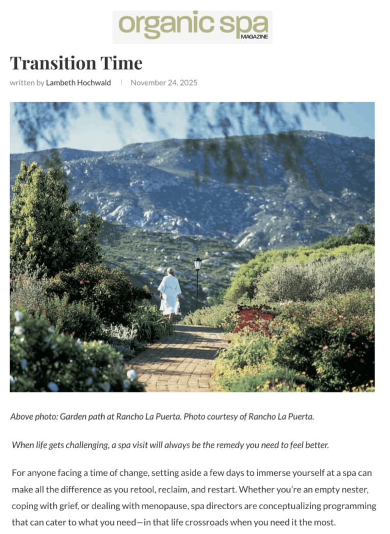 Organic Spa Magazine 2025