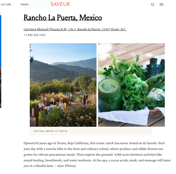 Saveur Magazine 2026